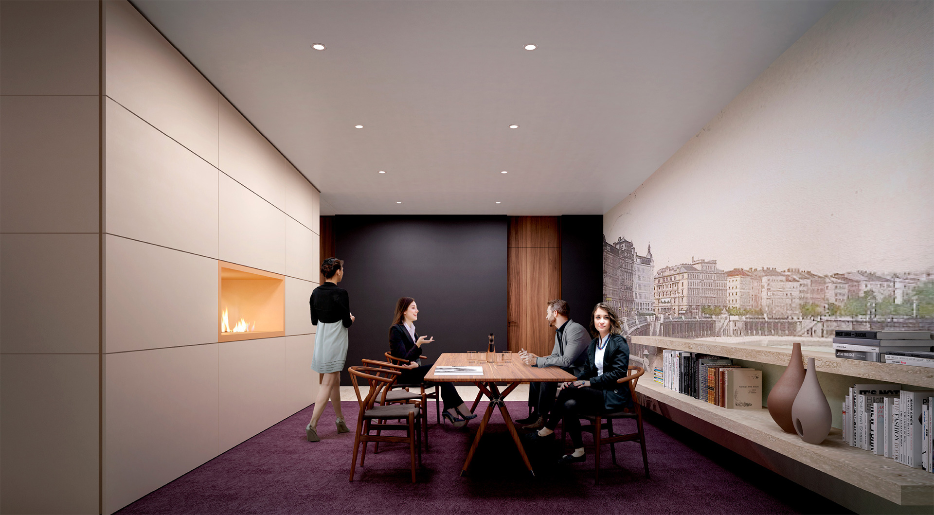 Clublounge im Erdgeschoss des KAYSER