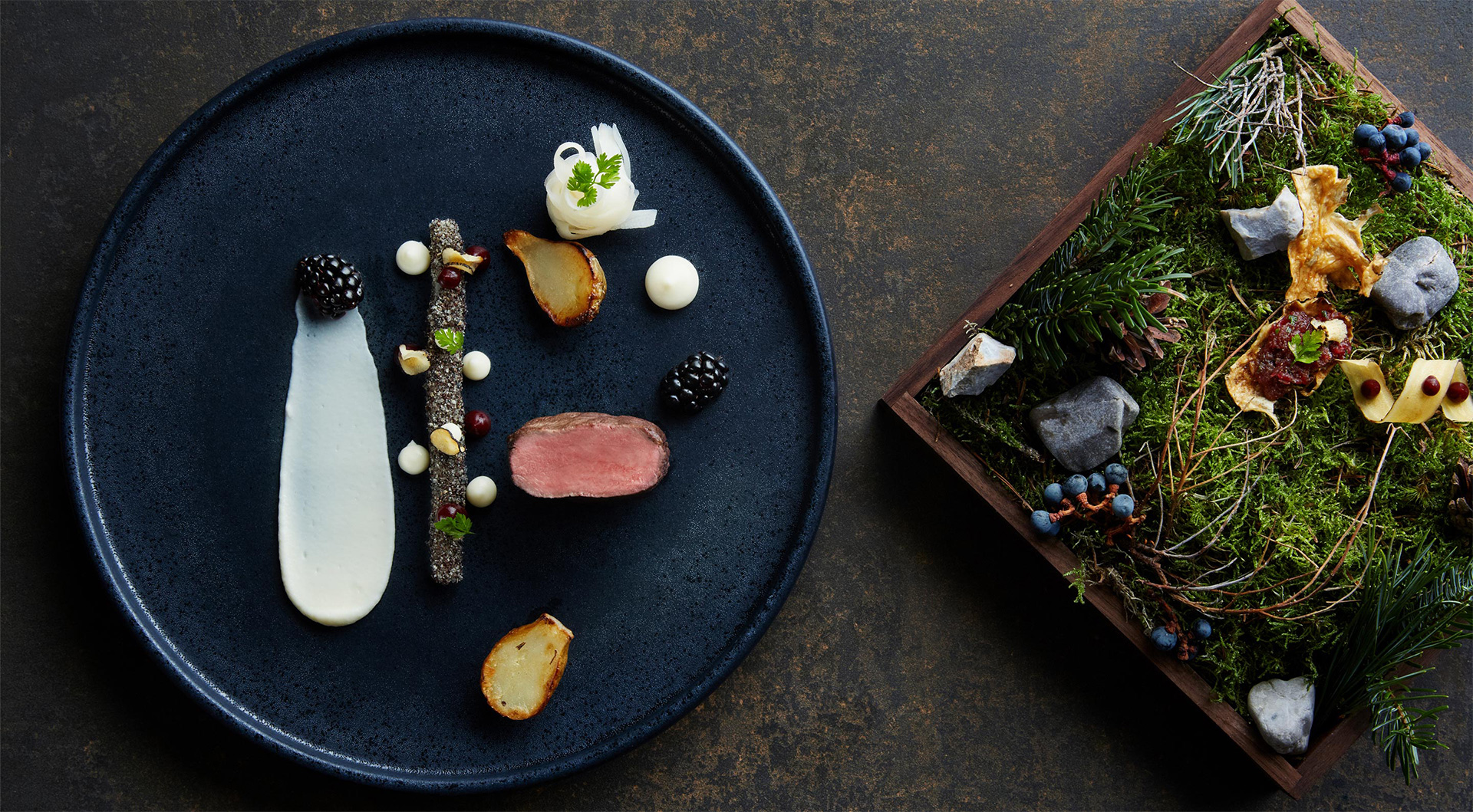 Spitzenküche des Restaurants Edvard in der Nähe des KAYSER